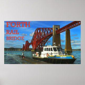 forth rail bridge poster