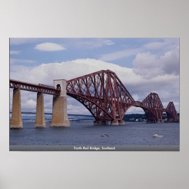 Forth Rail Bridge, Scotland Poster (Front)