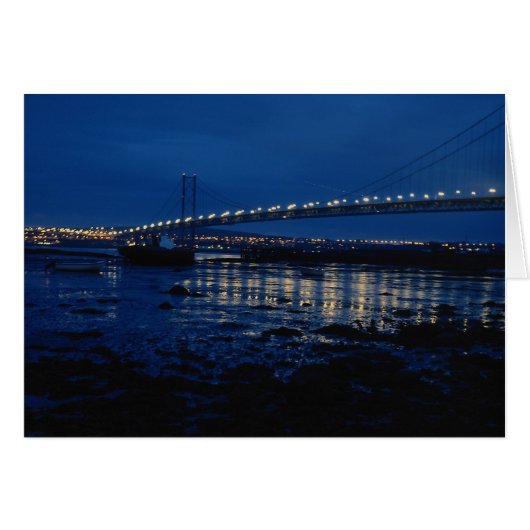 Forth Road Bridge, night Cards (Front Horizontal)