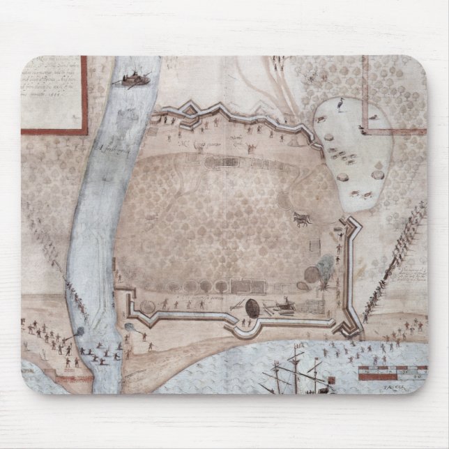 Fortified Encampment, Puerto Rico Mouse Pad (Front)