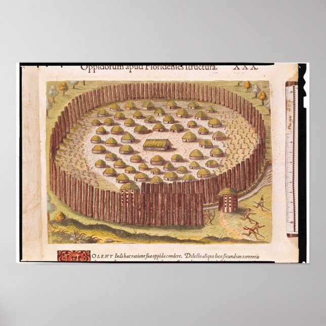 Fortified Indian Village, from 'Brevis 2 Poster (Front)