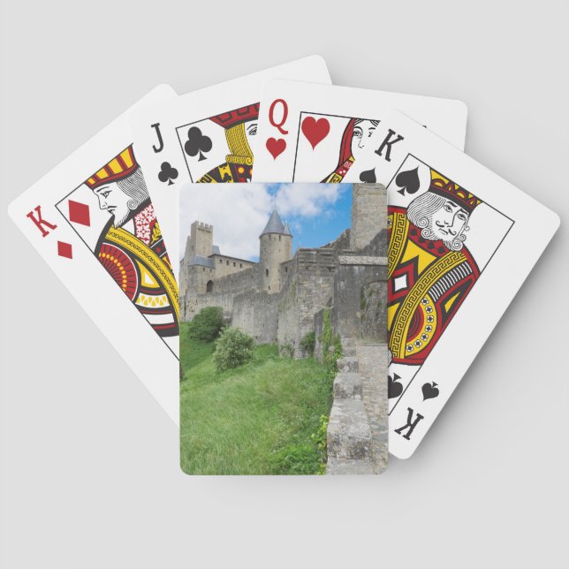 Fortified Wall of Carcassonne Poker Cards (Back)