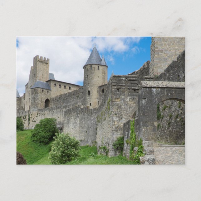Fortified Wall of Carcassonne Postcard (Front)