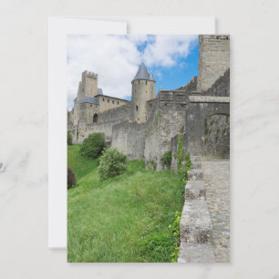 Fortified Wall of Carcassonne Thank You Card