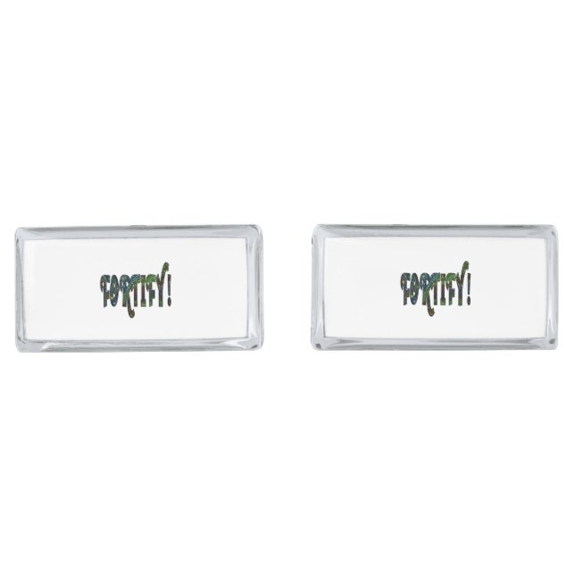 Fortify! Cufflinks (Front)