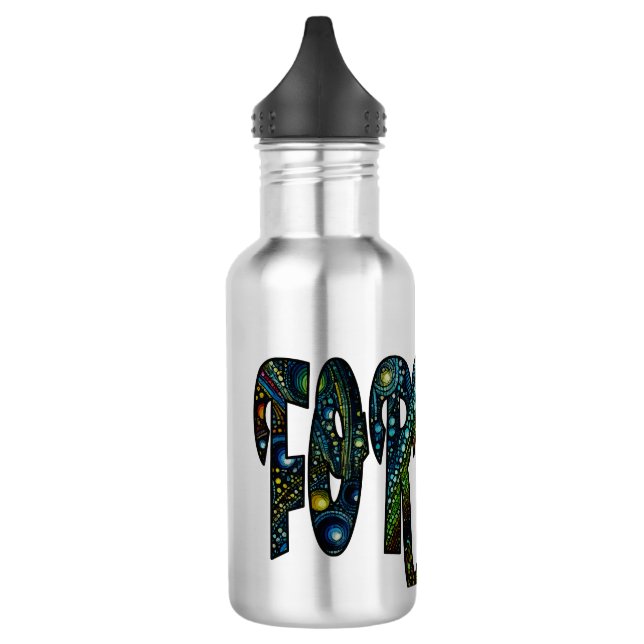 Fortify! Stainless Steel Water Bottle (Left)
