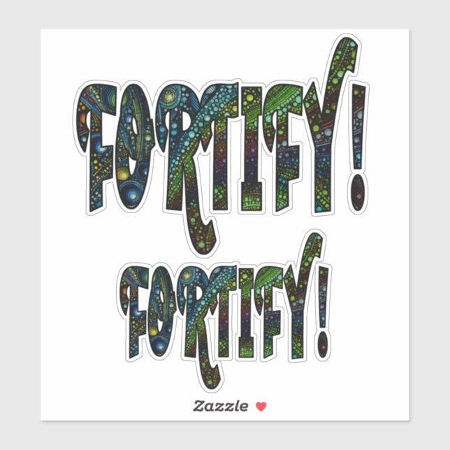 Fortify! Sticker (Sheet)