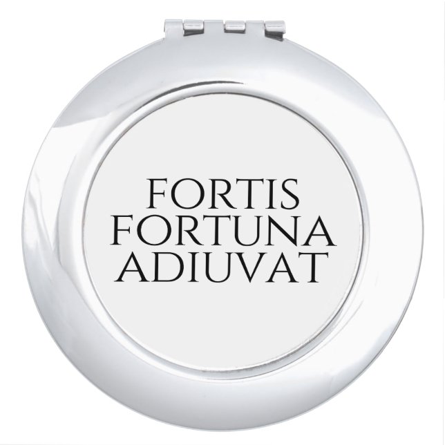 Fortis Fortuna Adiuvat Compact Mirror (Front)