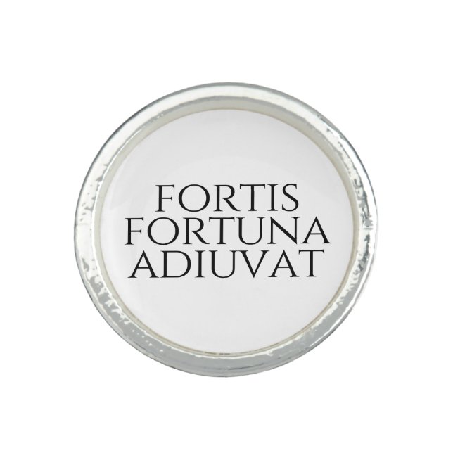 Fortis Fortuna Adiuvat Ring (Front)