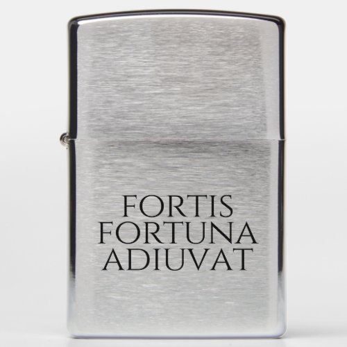 Fortis Fortuna Adiuvat Zippo Lighter