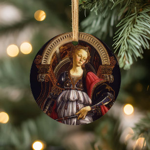 Fortitude   Botticelli Ceramic Ornament