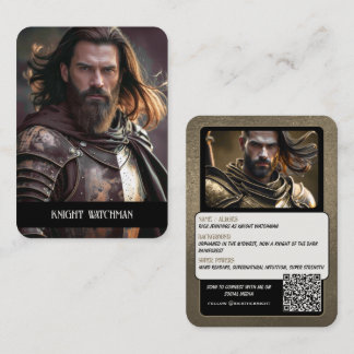 Fortitude Cosplay Character Trading Cards QR Code