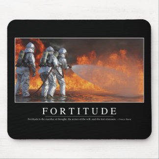 Fortitude: Inspirational Quote Mouse Pad