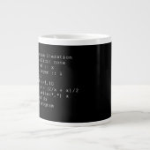 Fortran Source Code Giant Coffee Mug (Front)