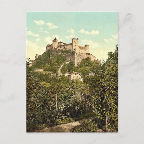 Fortress High_Salzburg ie Hohensalzburg Salz Postcard