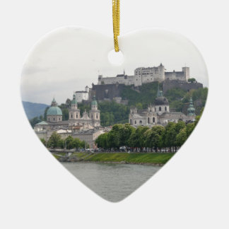 Fortress Hohensalzburg, Salzburg, Austria Ceramic Ornament