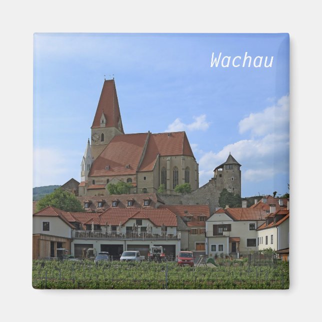 fortress in Wachau valley of Austria Magnet (Front)