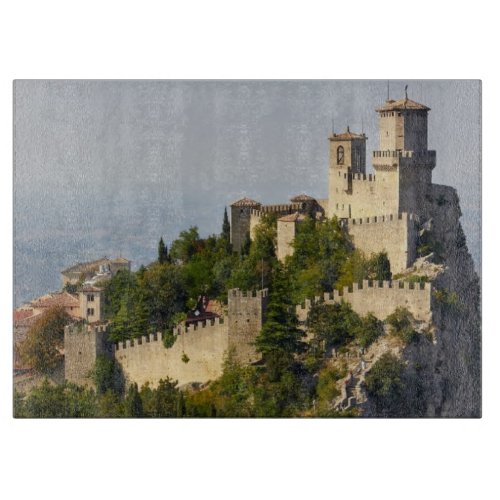 Fortress of Citt di San Marino Italy Cutting Board