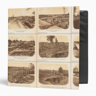 Forts, batteries, Atlanta, Ga 3 Ring Binder