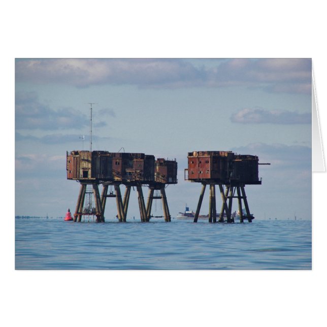 Forts In The Thames Estuary Cards (Front Horizontal)