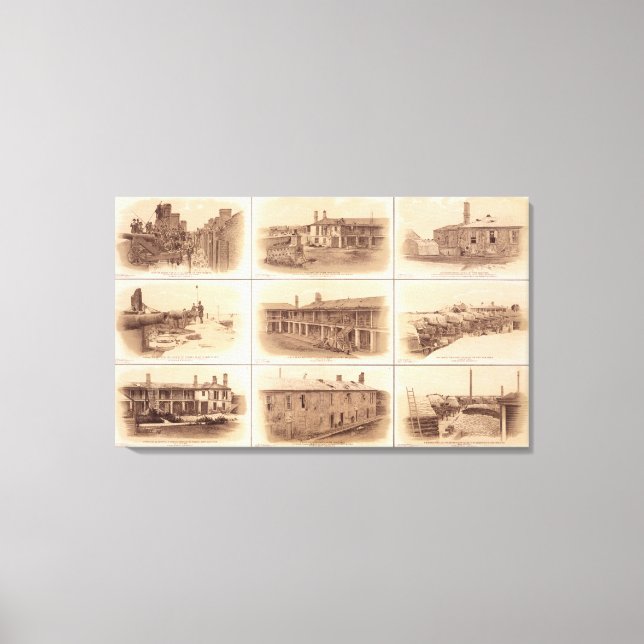 Forts Sumter & Moultrie Canvas Print (Front)