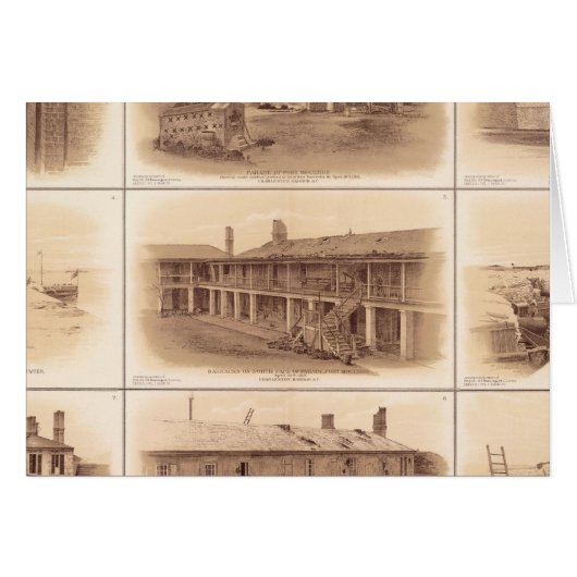 Forts Sumter & Moultrie Cards (Front Horizontal)