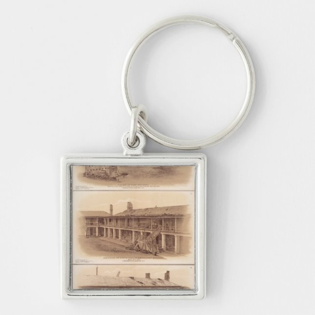 Forts Sumter & Moultrie Keychain (Front)