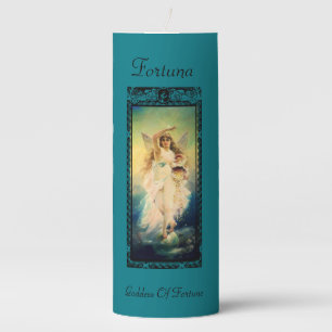 Fortuna Greek Goddess of Fortune! Pillar Candle