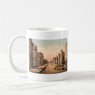 Fortuna Street, Pompeii, Campania, Italy Coffee Mug