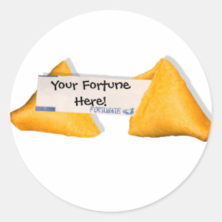 FortunAte Life Classic Round Sticker