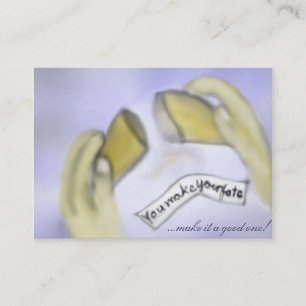 Fortune cookie business card