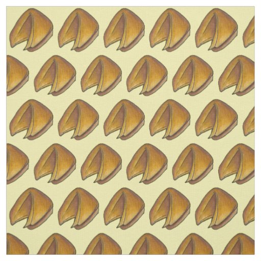 Fortune Cookie Chinese Takeout Restaurant Food Fabric