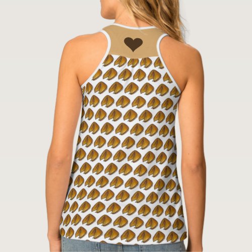 Fortune Cookie Chinese Takeout Takeaway Food Tank Top