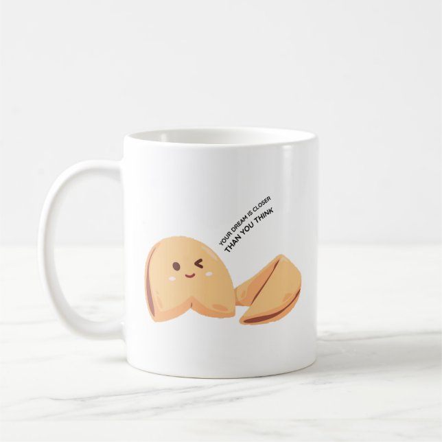 Fortune Cookie Coffee Mug (Left)