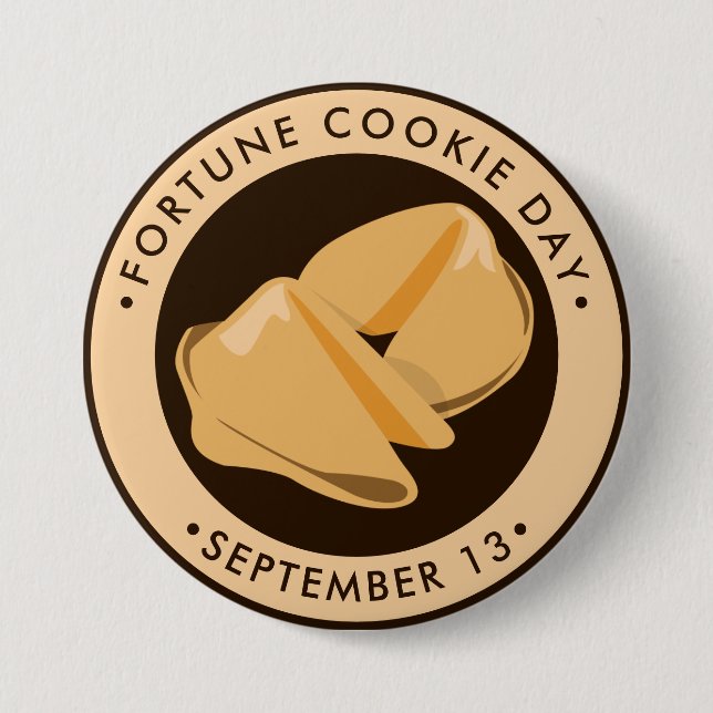 Fortune Cookie Day Button (Front)