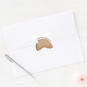 Fortune Cookie Day Square Sticker