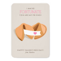 Fortune Cookie Kids Classroom Valentine Card