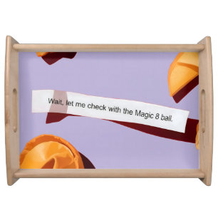 Fortune Cookie & The Magic 8 ball Serving Tray