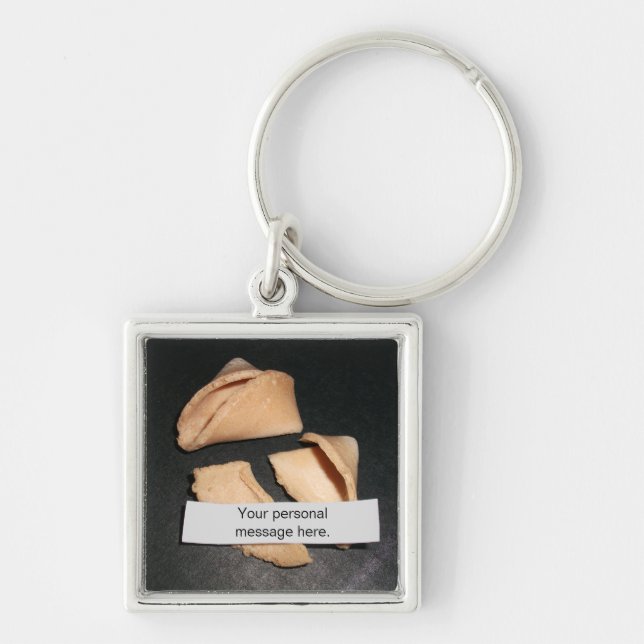Fortune Cookie with Personalized Fortune, Keychain (Front)