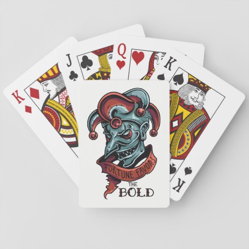 Fortune Favors The Bold Playing Cards