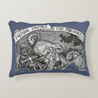 Fortune Favors The Prepared Accent Pillow