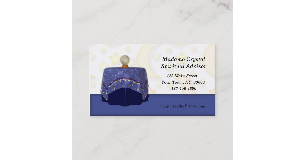 Fortune Teller Business Card Zazzle