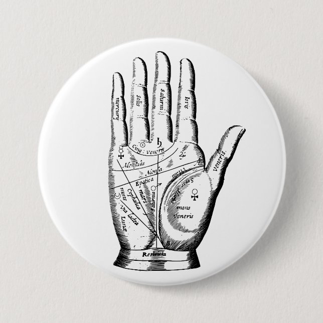Fortune Teller Button (Front)