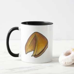 Fortune Teller Cookie Chinese Restaurant Food Luck Mug