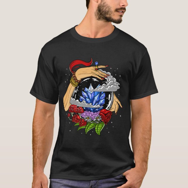 Fortune Teller Crystal Ball T-Shirt (Front)