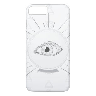 Fortune Teller Eye Seer Esoteric Crystal Ball iPhone 8 Plus/7 Plus Case