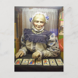 Fortune Teller from Santa Cruz Boardwalk Postcard