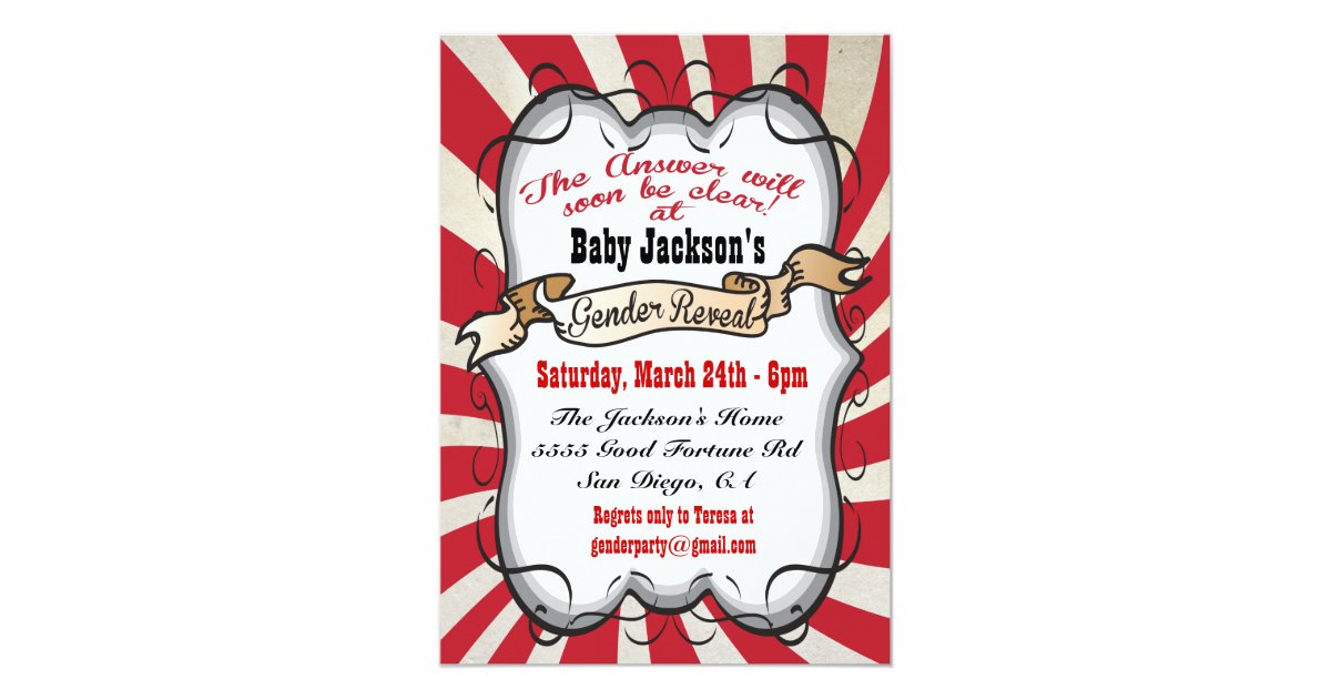 Fortune Teller Party Invitations 5