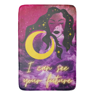 Fortune Teller - "I can see your future" Galaxy   Bath Mat
