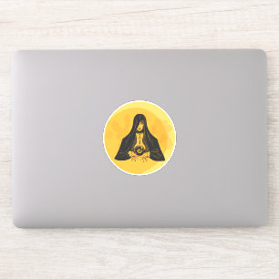 Fortune Teller Moon Halloween Sticker